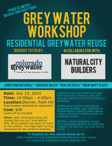 Greywater Workshop July 2014